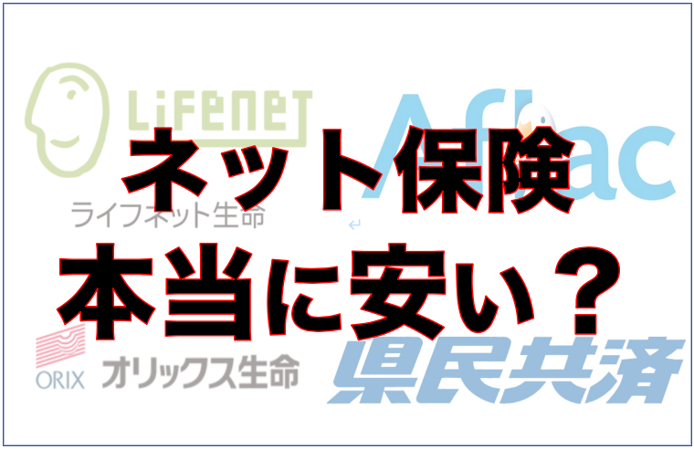 安いイメージのネット保険　本当に安い？